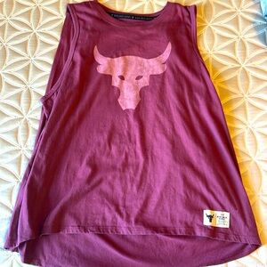 Purple under armor tank top
